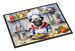 Pug The Chef Doormat Front Door Mat Indoor Outdoor Rugs For Entryway, Non Slip Washable Low Pile, 24H X 36W_maomaolike.com
