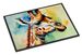 Giraffe Doormat Front Door Mat Indoor Outdoor Rugs For Entryway, Non Slip Washable Low Pile, 24H X 36W_maomaolike.com