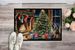 Keeshond Cozy Christmas Doormat Front Door Mat Indoor Outdoor Rugs For Entryway, Non Slip Washable Low Pile, 24H X 36W_maomaolike.com