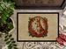 Basenji Christmas Flowers Doormat Front Door Mat Indoor Outdoor Rugs For Entryway, Non Slip Washable Low Pile, 24H X 36W_maomaolike.com