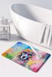 Poodle Hippie Dawg Memory Foam Kitchen Mat Machine Washable Anti-Fatigue Mat Cushion Comfort Bath Mat Or Kitchen Rug_maomaolike.com
