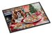 Cavalier Spaniel Christmas Cookies Doormat Front Door Mat Indoor Outdoor Rugs For Entryway, Non Slip Washable Low Pile, 24H X 36W_maomaolike.com