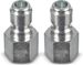 ESSENTIAL WASHER Plated Steel 3/8" Female Quick Connect Fittings Pressure Washer - Pressure Washer Plugs, 4200 PSI, 2 Pack_maomaolike.com