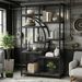 Freestanding Bookshelf, B Etagere Bookcase With 9 Open Shelves_maomaolike.com