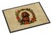 American Water Spaniel Christmas Flowers Doormat Front Door Mat Indoor Outdoor Rugs For Entryway, Non Slip Washable Low Pile, 24H X 36W_maomaolike.com