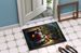 Corgi And Santa Claus Doormat Front Door Mat Indoor Outdoor Rugs For Entryway, Non Slip Washable Low Pile, 24H X 36W_maomaolike.com