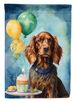 Irish Setter Happy Birthday Garden Flag Mailbox Flag Decorative Yard Flag Banner Outside Patio Artwork Yard Flower Beds, Garden Size, Multicolor_maomaolike.com