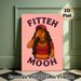 Desi Street Style Themed Painting Poster, Vibrant Illustrated Poster, Unique Cultural Fusion Design Featuring A Stylish Woman In Traditional Attire_maomaolike.com