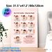 Wudu Step-by-Step Guide Painting Poster, Cute Cartoon Illustrated Islamic Ritual Steps Poster, Clear Step-by-step Guidance For Religious Preparation_maomaolike.com