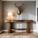 Solid Wood Console Table, Wooden Entryway Sofa Table With Storage_maomaolike.com