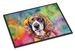 Hippie Dawg Doormat Front Door Mat Indoor Outdoor Rugs For Entryway, Non Slip Washable Low Pile, 24H X 36W_maomaolike.com
