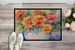 Chrysanthemums In Watercolor Doormat Front Door Mat Indoor Outdoor Rugs For Entryway, Non Slip Washable Low Pile, 24H X 36W_maomaolike.com