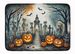 Skeleton Spooky Halloween Memory Foam Kitchen Mat Machine Washable Anti-Fatigue Mat Cushion Comfort Bath Mat Or Kitchen Rug_maomaolike.com