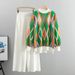 Women's autumn and winter fashion loose large size wide-leg pants two-piece set_maomaolike.com