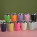 Stainless Steel Small Coffee Vacuum Flask 6/8oz Portable Thermos Water Bottle Car Travel Mug With Lid_maomaolike.com