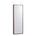 VEVOR Mirror Jewelry Cabinet 42.52in Lockable Wall Or Door Mounted Armoire Brown_maomaolike.com
