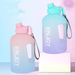 3 Liter Sports Handle Large Capacity Fitness With Scale Gradient Kettle Outdoor Plastic Portable Water Bottle_maomaolike.com