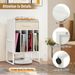 Record Player Stand With Drawer And Record Holder With Anti-toppling Kits Anti-slip Foot For Music Room, Living Room And Study_maomaolike.com
