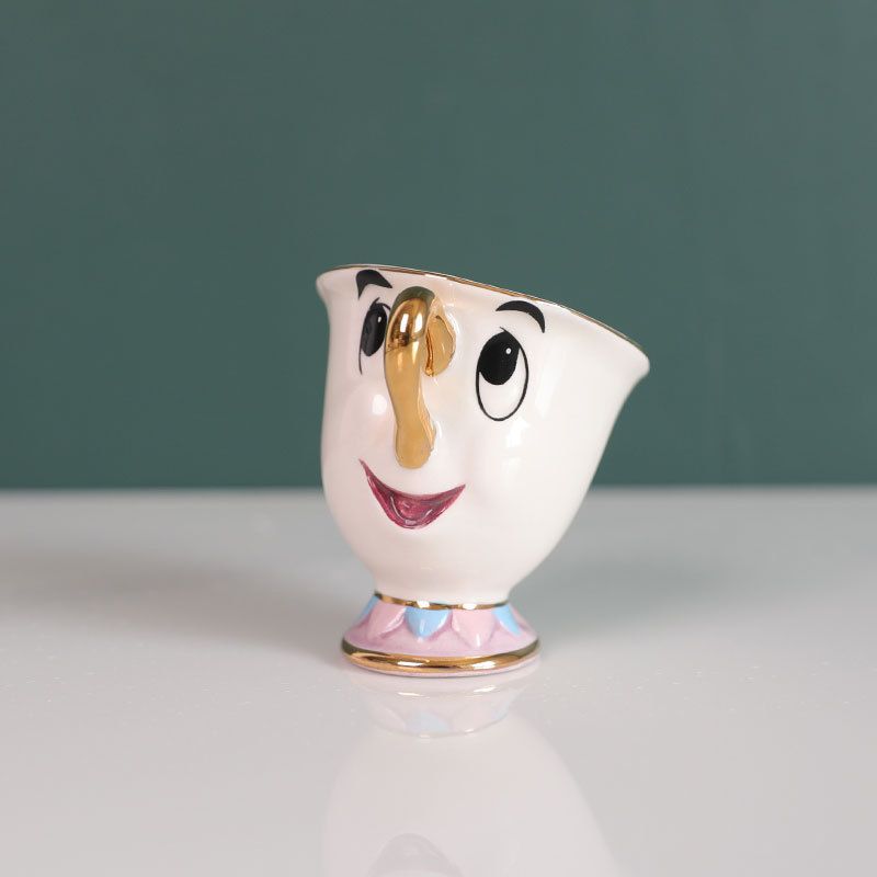 In-Stock Teapot Cute Cartoon Beauty And The Beast Coffee Mug Mrs Potts Chip Cup Pots One Tea Set Home Decor Ornamen_maomaolike.com
