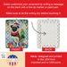 Pug Christmas Porcelain Ornament Christmas Tree Hanging Decorations For Home Christmas Holiday, Rectangle, Gift, Multicolor_maomaolike.com