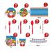 Christmas 10-piece Set Set Party Supplies Snowman Disposable Tableware Paper Plates And Napkins Banners Plastic Tablecloths Cutlery Serves 50 For Merry Christmas Party Home Indoor Outdoor Decor_maomaolike.com