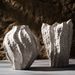 Organic Crackle Vase Ceramic Sculptural Decor · Minimalist Rustic Style_maomaolike.com