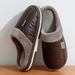 Men's Big Size Winter Slippers Indoor Pu Leather Home Fluffy Casual Slides Men Bedroom Comfy Shoes Houseshoes_maomaolike.com