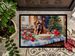 Dogue De Bordeaux Christmas Cookies Doormat Front Door Mat Indoor Outdoor Rugs For Entryway, Non Slip Washable Low Pile, 24H X 36W_maomaolike.com