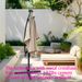 Rectangle 2x3M Outdoor Patio Umbrella Solar Powered LED Lighted Sun Shade Market Waterproof 6 Ribs Umbrella With Crank And Cross Base For Garden Deck Backyard Pool Shade Outside Deck Swimming Pool_maomaolike.com