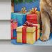 Goldendoodle Christmas Reindeer House Flag Large Porch Sleeve Pole Decorative Outside Yard Banner Artwork Wall Hanging, Polyester, House Size, Multicolor_maomaolike.com