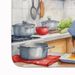 Saluki The Chef Memory Foam Kitchen Mat Machine Washable Anti-Fatigue Mat Cushion Comfort Bath Mat Or Kitchen Rug_maomaolike.com