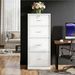 File Cabinet, Vertical Filing Cabinet With 4 Storage Drawers_maomaolike.com