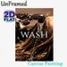 Hair Wash Themed Painting Poster, Luxury Realistic Hair Care Scene Poster, Stylish Design To Create A Soothing Atmosphere, Ideal For Hair Salon And_maomaolike.com