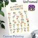 Bilingual Alphabet Painting Poster, Vibrant Cartoon-style English-Spanish Alphabet Poster, Illustrative Design Supports Language Learning, Suitable_maomaolike.com