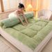 Thickened Lamb Wool 1.5m 1.8m Tatami Protector Double Bed Mattress Pad 2x 2.2m_maomaolike.com