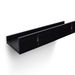 Floating Shelves 15.7" Wall Mounted Wood Shelves For Bathroom, Bedroom, Living Room, Kitchen, Hanging Shelf For Books/Storage/Decor With Invisible Brackets, Black_maomaolike.com