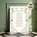 Home Blessing Painting Poster, Soft Watercolor Floral Framed Poster, Warm Blessing Message With Gentle Botanical Decor, Ideal For Living Room, Bedroom_maomaolike.com