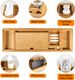 Bathtub Shelf, Extendable And Adjustable, Bath Foam Storage Tray, Tablet, Book, And Phone Holder, Made Of Bamboo_maomaolike.com