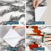 Pattern Waterproof And Oilproof Sticker Self-Adhesive Kitchen Black Medium Flower Marble_maomaolike.com