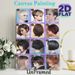 Short Hairstyles Collection Painting Poster, Stylish 12 Curated Short Hair Styles Collage Poster, Hair Styling Reference Idea For Beauty Salon_maomaolike.com