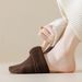 5 pairs/set Autumn and Winter Snow Socks fleece-lined Thickened Warm Solid Color Land Color Lace Pile Socks Mid-length Socks Moon Stockings_maomaolike.com
