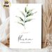 Ihsan Excellence Themed Painting Poster, Soft Watercolor Delicate Green Leaf Branch Poster, Calming Inspirational Decor Idea For Living Room, Bedroom_maomaolike.com