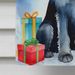 Giant Schnauzer Pointer Christmas Reindeer House Flag Large Porch Sleeve Pole Decorative Outside Yard Banner Artwork Wall Hanging, Polyester, House Size, Multicolor_maomaolike.com