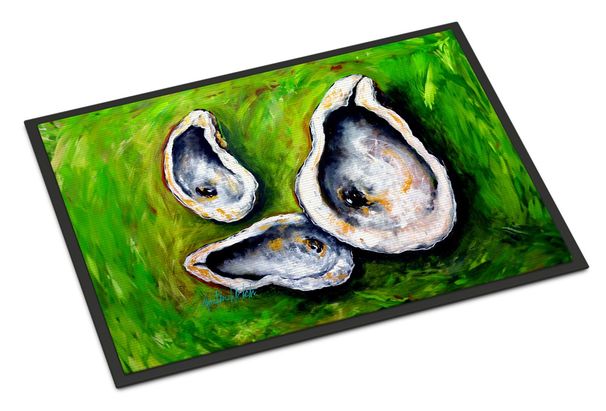 All Shucked Oysters Doormat Front Door Mat Indoor Outdoor Rugs For Entryway, Non Slip Washable Low Pile, 24H X 36W_maomaolike.com