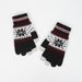 Fashionable Snowflake Warm Touch Screen Gloves Christmas And Winter Velvet Jacquard Knitted Gloves Holiday Gifts_maomaolike.com