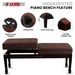 5 Core Duet Piano Bench W Storage For Two Wooden Adjustable Keyboard Stool - Adults & Kids - PNB DT BR_maomaolike.com