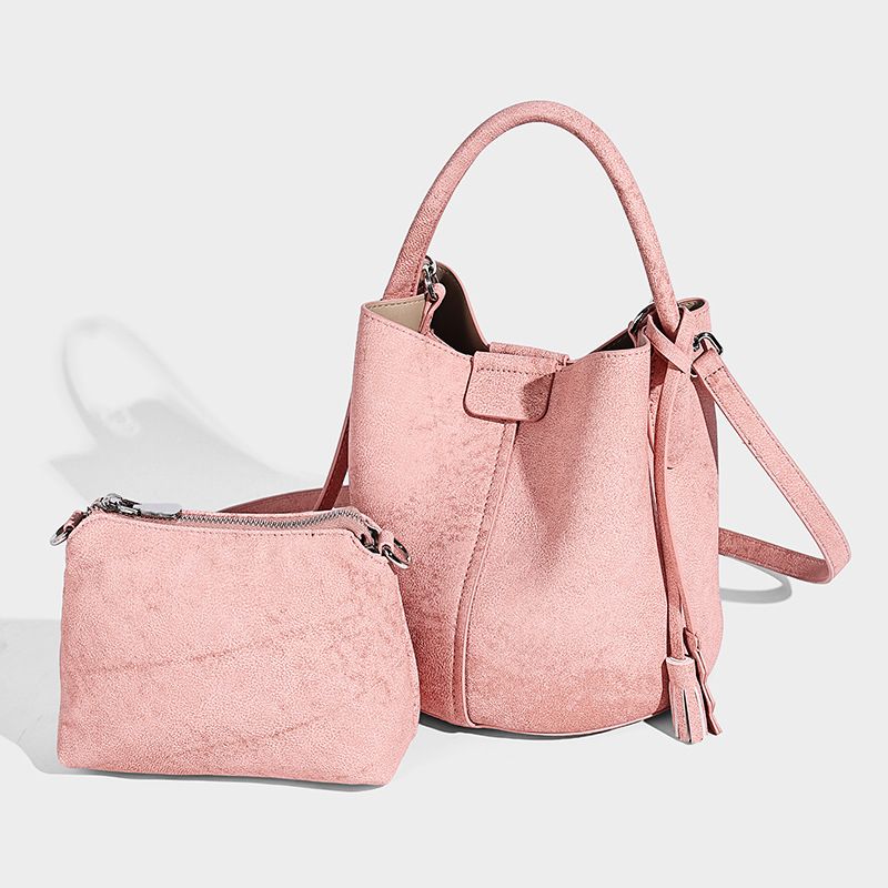 2026 New Korean Style Bucket Bag For Women, Versatile Soft Leather Crossbody Bag, Cute And Fashionable Shoulder Handbag_maomaolike.com