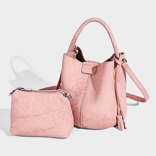 2026 New Korean Style Bucket Bag For Women, Versatile Soft Leather Crossbody Bag, Cute And Fashionable Shoulder Handbag_maomaolike.com