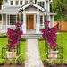 Metal Garden Arch With Plant Pot Garden Arbor Trellis Climbing Plants Support Rose Arch Black_maomaolike.com