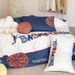 100% Long-Staple Children's Four-Piece Set Pure Cotton Duvet Cover Boys' Basketball Theme Bedding 100s_maomaolike.com